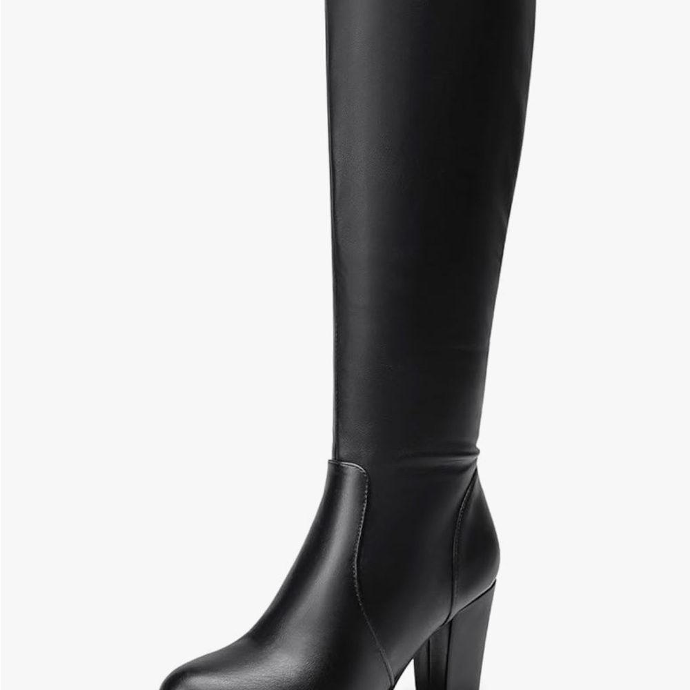 Dream Pairs Black Knee-High Women's Boots - Picture 3 of 12